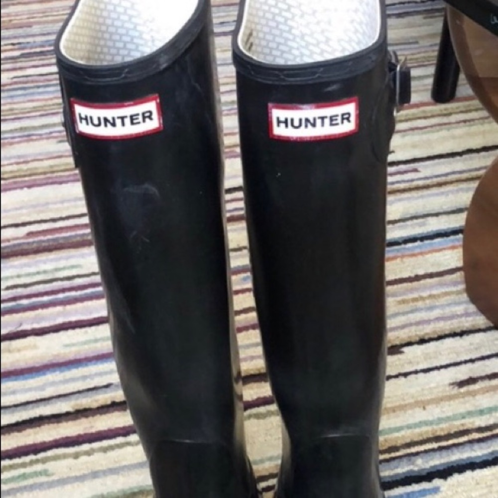 Hunter Adjustable Back Waterproof Rain Boot - image 1